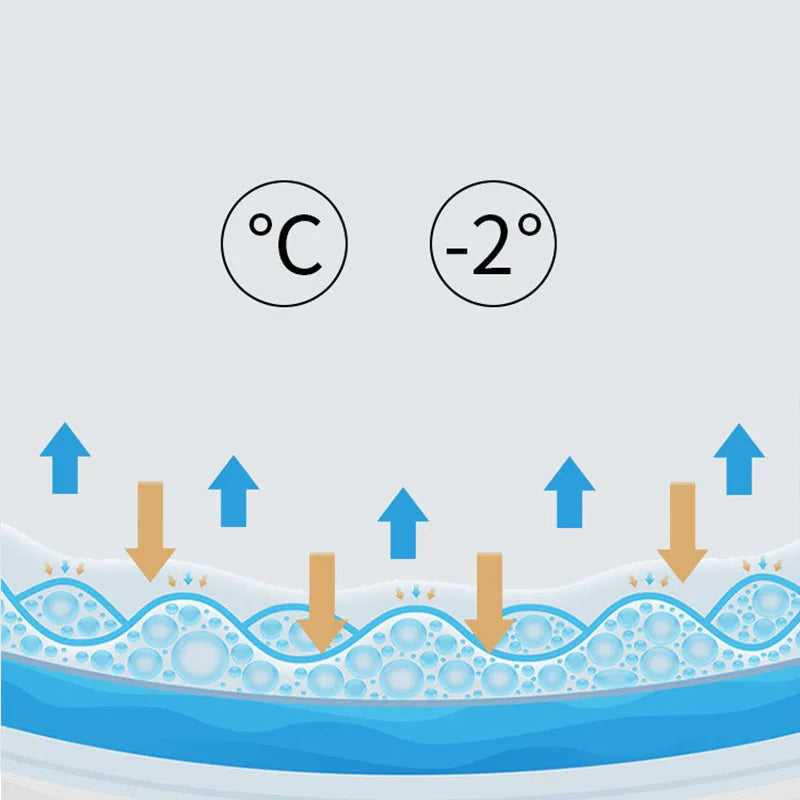New Summer Double-Sided Available Gel Cooling Pillow Bamboo Charcoal Memory Foam Ergonomics Pillows for Bedroom with Pillowcase