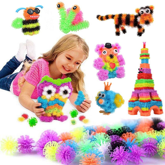 PuffArt - Thorn Ball Clusters 3D Model Construction DIY Building Blocks Toy