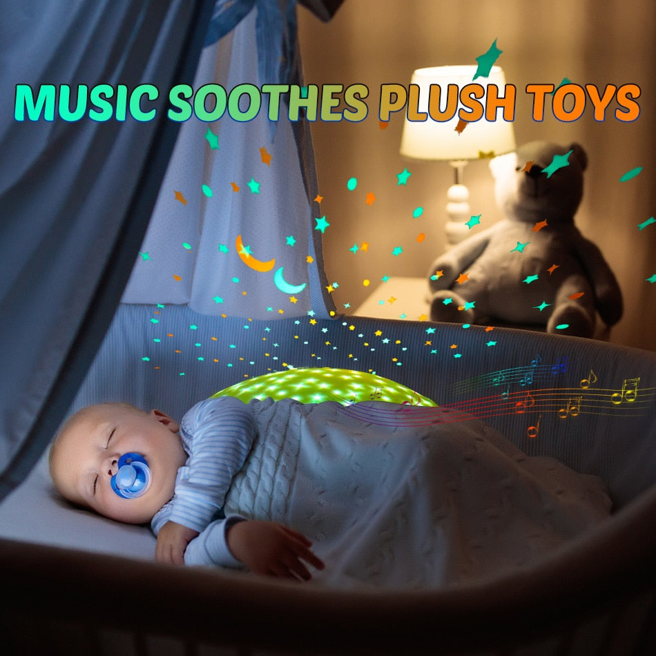 SnoozeAid - Baby Plush Toy With Night Light Projector