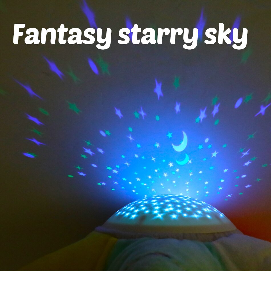 SnoozeAid - Baby Plush Toy With Night Light Projector